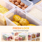 Transparent Food Storage Container with Lid