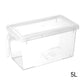 Transparent Food Storage Container with Lid