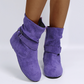 Women’s Casual Flat Buckle Ankle Boots