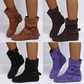 Women’s Casual Flat Buckle Ankle Boots
