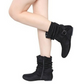Women’s Casual Flat Buckle Ankle Boots