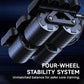 Auto Rebound Ab Wheel Roller with Elbow Support