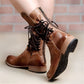 Women’s Vintage Side Lace-Up Boots