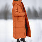 🧥Best-selling down jacket-Women's Winter Zip Up Long Puffer Coat