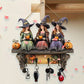 Spellbinding Halloween Witches Wall Decor With Hooks