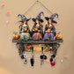 Spellbinding Halloween Witches Wall Decor With Hooks