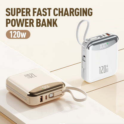 💥New arrivals: 50% off-120W Super Fast Charging Power Bank with Cables