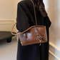 Women's Vintage PU Leather Shoulder Bag