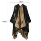 Women's Fall Winter Open Front Poncho