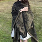 Women's Fall Winter Open Front Poncho