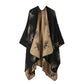 Women's Fall Winter Open Front Poncho