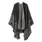 Women's Fall Winter Open Front Poncho