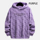 Thick Loose Furry Hooded Sweatshirt
