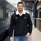 Men’s Casual Sherpa-Lined Denim Jacket