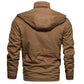 Men's Winter Drawstring Cotton Military Driver Jacket - Comfort and Style Combined