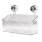 🛁✨Light Luxury Style Glacier Pattern Suction Cup Shelf