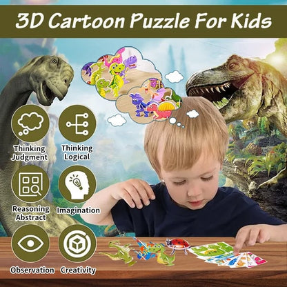 🔥Last Day 50% OFF🔥Educational 3D Cartoon Puzzle🧩
