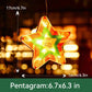 ⛄Christmas pre-sale🎄2024 Christmas Window Hanging Lights💡