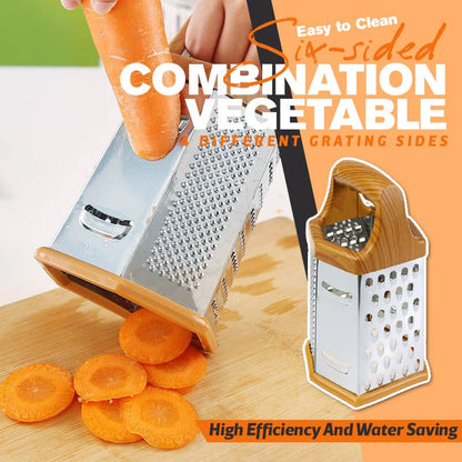 Six-sided Combination Vegetable & Fruit Grater