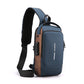 USB charging sport sling Anti-theft shoulder bag