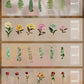 Big Size Dried Flowers Stickers Set