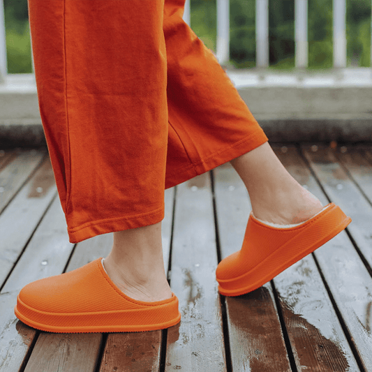 Super warm waterproof non-slip home slippers