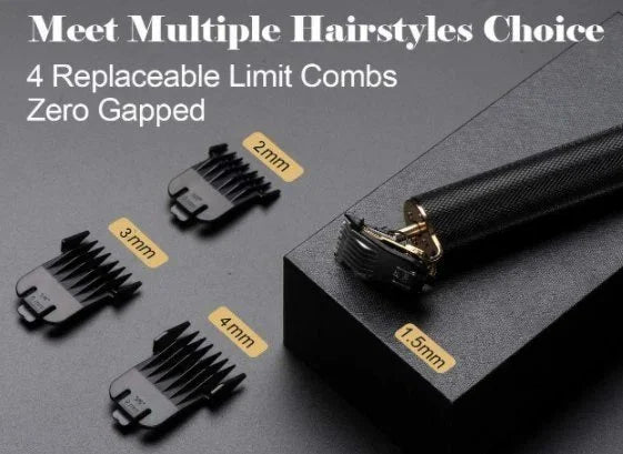 Cordless Zero Gapped Trimmer Hair Clipper-8