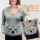 🎁Christmas gift 🎄 Plush hot water bottle belt for refilling