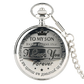 To My Son Quartz Pocket Chain Watch