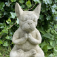 Meditating Sitting French Bulldog, French Bulldog Decor, Bull Dog Ornament