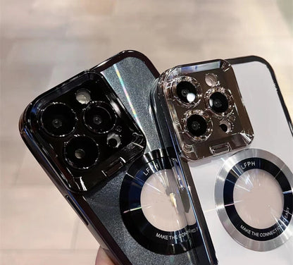 Magnetic iPhone case with lens mount