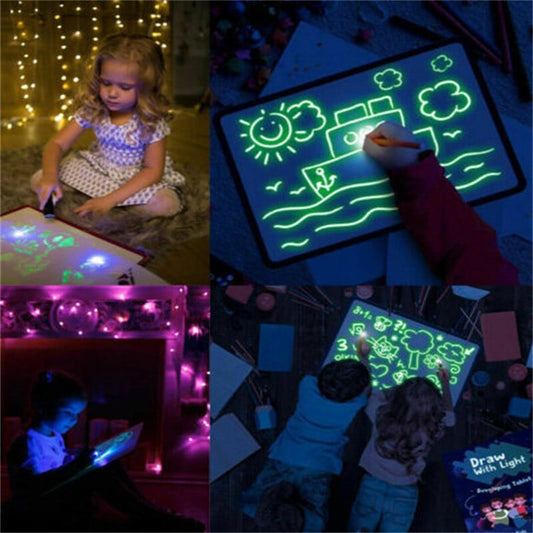 🎁Best Christmas Gift-Magic LED Light Drawing Pad