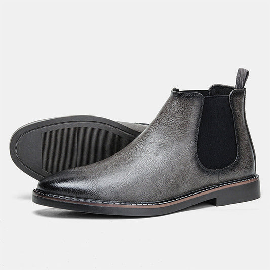 Exquisite Gifts - Men's Vintage Fashion Chelsea Leather Boots