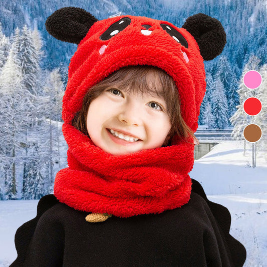 Warm Gift - Winter One-Piece Cute Warm Windproof Children's Hat