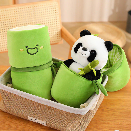 Funny Gifts - Cute Bamboo Panda Soft Plush Doll
