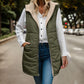 🔥Christmas sale 50% OFF🔥Great Gift! Women's Fall Reversible Vest Sleeveless Faux Fleece Jacket