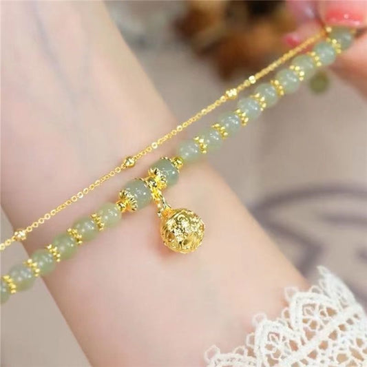 🎅🎁Ideal Gift - Elegant Faux Jade Bracelet