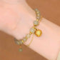Ideal Gift - Elegant Faux Jade Bracelet