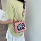 Best Gift for Her * Personalized Elephant Embroidered Leather Bag