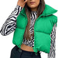 Fashion Colorful Winter Warm Short Vest