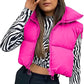 Fashion Colorful Winter Warm Short Vest